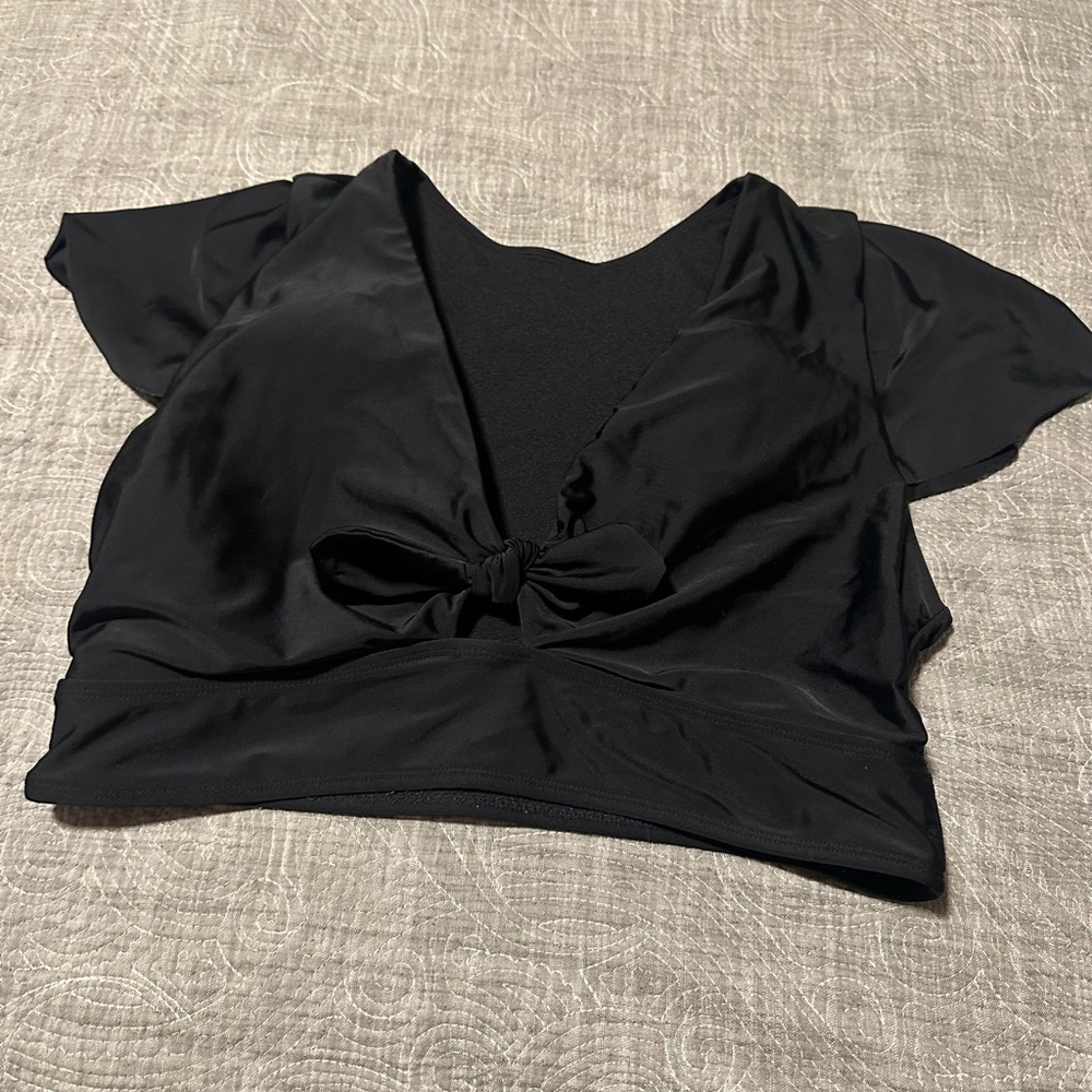 Torrid flutter sleeve bikini top
